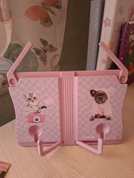 Подставка для книг Kite Studio Pets Пластиковая Розовая (SP25-391) фото от покупателей 1