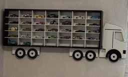 Полиця Вантажівка чорно-біла для 35 Hot Wheels (hw35-m-black)
