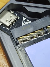 Внешний карман UnionSine для M.2 SSD NVMe 2230 2242 2280 PCIe Type-C USB 3.2 Gen 2, 10 Гбит/сек, металлический корпус, RGB подсветка