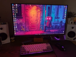 Монитор 27" Samsung Odyssey OLED G6 (LS27DG612SIXUA) Quantum Dot OLED QHD (2K) / 240Hz / 0.3 ms / 10-Bit / 99% DCI-P3 / G-Sync Compatible / FreeSync Premium Pro / DisplayHDR True Black 400