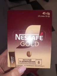 Кофе Nescafe Gold растворим в стиках 25 шт (8445290777461)