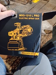 Краскопульт электрический Mächtz MSG-1210 L PRO, краскораспылитель 650Вт