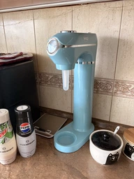 Аппарат для газирования воды: манометр + бутылка + баллон CO₂ ViO SodaBoom SD-7006 bluemarine фото от покупателей 1