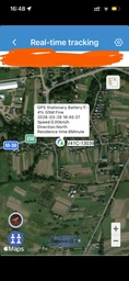 GPS трекер для собак и котов Reachfar V41, ошейник с GPS поиском и большим аккумулятором 1300мАч 4G Черный