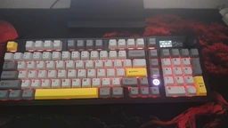 Клавіатура Ajazz AK980 Безпровідна RGB підсвітка HotSwap, Сіра фото от покупателей 1