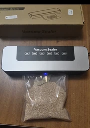 Вакууматор бытовой для продуктов питания Vacuum Sealer 120W 60 вакуумный упаковщик автоматический + 10 пакетов фото от покупателей 15
