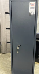 Сейф збройовий Mzavod ШОС-1000 антрацитово-сірий (2 рушниці, трейзер, полиця) фото від покупців 1