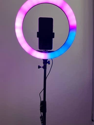 Светодиодная лампа RZTK кольцевая Light Ring 30 USB + штатив 2.1 м фото от покупателей 3