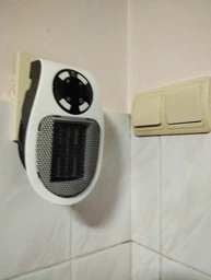 Обогреватель портативный Portable Heater 500 Вт с LCD-дисплеем и пультом управления компактный настенный тепловентилятор мини дуйка фото от покупателей 1