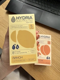 Электролиты Hydria Electrolytes Perform №5, 5 стиков по 5 г Лимон (4820274801341) фото от покупателей 3