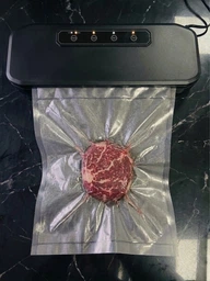 Профессиональный вакууматор для еды Vacuum Sealer Container, 120 Вт вакуумный упаковщик, вакуматор для продуктов с функцией вакумирование внешних контейнеров, Silver фото от покупателей 6