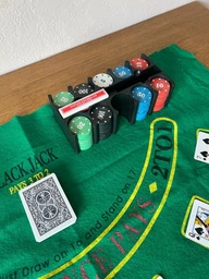 Покерний набір у металевій коробці-200 фішок "Texas Holdem Poker Set" 23539 фото от покупателей 2