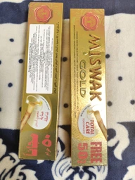 Упаковка зубной пасты Dabur Herb'l Miswak Gold 120 г + 50 г х 2 шт (6291069711004)
