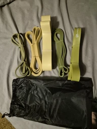 Петли для подтягиваний набор 5шт U-powex резиновые петли military, резинки для фитнеса + мешочек для хранения фото от покупателей 9