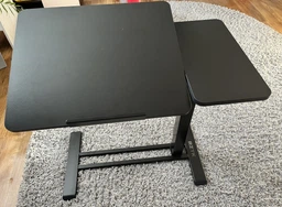 Приставной стол на колесах с регулировкой высоты RZTK Desk Compact 2 700 х 400 мм White фото от покупателей 11