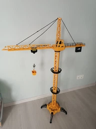 Подъемный кран на радиоуправлении A-Toys с каской 128 см 8064E фото от покупателей 2