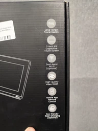 Комплект дверного звонка Dnake DK360W IPS сенсорный 1024 x 600 Wi-Fi Черный