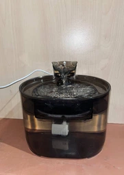 Автоматическая поилка для котов и собак животных питьевой фонтан поилка с фильтром для воды 2.2л прозрачная фото от покупателей 15
