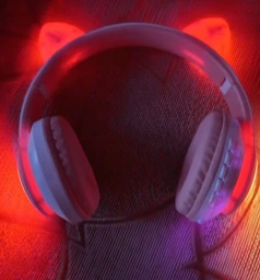 Беспроводные наушники с кошачьими ушками CAT EAR Bluetooth 5.0 + EDR детские наушники, игровые с блютуз гарнитурой и LED подсветкой, розовые VIV-23M фото от покупателей 2