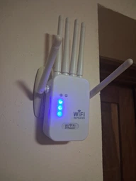Wi-Fi ретранслятор усилитель до 300м² для роутера 300Мб/с, двухдиапазонный 2.4G + 5G вай фай ретранслятор усилитель сигнала - WIFI повторитель с LAN портом - расширитель покрытия сети фото от покупателей 6