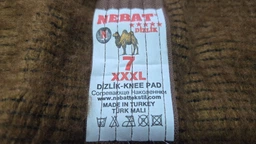 Утолщенные лечебные наколенники из верблюжьей шерсти Nebat XXXL&nbsp;обхват 32-54 см&nbsp;(1пара) фото от покупателей 1