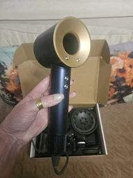 Фен Super Hair Dryer ceramic pop з іонізацією та турборежимом 5 насадок фото від покупців 2