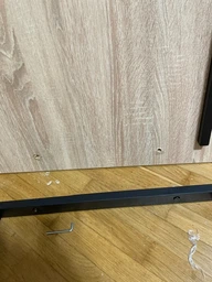Компьютерный стол Ferrum-decor Дейв 75x140x70 черный ДСП Дуб Сан-Марино 16мм фото от покупателей 1