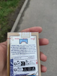 Карты игральные USPCC Bicycle Standard Rider Back синяя