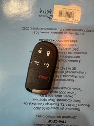 Корпус смарт ключа на 5 кнопок Jeep Grand Cherokee Patriot Renegarde Compas AdlerKey (33-52) із лезом (для реставрації відновлення ключа, простий корпус із лезом, болванка, деталь, запчастина для Джип) фото від покупців 1