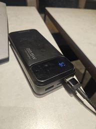 Універсальна мобільна батарея CHOETECH PD22.5W B729 20000mAh з LED-дисплеєм і швидкою зарядкою Black фото від покупців 3