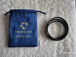 Чоловічий шкіряний браслет Primo Long Rope з магнітною застібкою Black Primo чорний