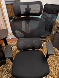 Офисное кресло Mealux D1 Air Fabric Black (HF-D1 F/B) Mealux HF-D1 F/B 905029 фото от покупателей 3