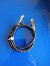 Кабель 2 метра Essager PD 100W 5A Type-C to Type-C с дисплеем провод для быстрой зарядки и передачи данных