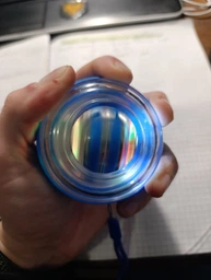 Эспандер гироскопический кистевой для рук Powerball Gyroball тренажер для кисти пальцев запястья предплечья силы хвата вращающийся повербол гиробол с LED подсветкой реабилитационный нескользящий корпус профессиональный poweball гиро мяч черный Art Planet