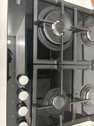 Варильна поверхня Beko газова, 60см, чавун, нерж