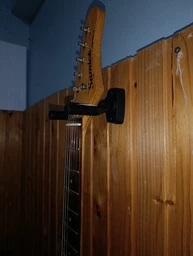 Настенная подставка - крепление для гитары Guitarra держатель - стойка для акустической гитары / укулеле, 13х6.5х3.5 см, черный (102386409)