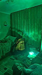 Ночник от USB куб звездное небо LED настольная RGB лампа 16 цветов для спальни и детской + пульт фото от покупателей 14