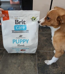 Cухой корм для щенков Brit Care Dog Hypoallergenic Puppy 1кг, с ягненком