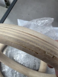 Деревянные гимнастические кольца со стропами Troli Wooden Rings with Slings 4,5 метра х 25мм 28мм фото от покупателей 2