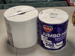 Бумажные полотенца Ruta Jumbo Roll 2 слоя 500 отрывов (4820202895503)