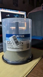 Диски Traxdata Ritek CD-R 700MB 52X Printable Cake 100 шт (8717202993383) фото от покупателей 1