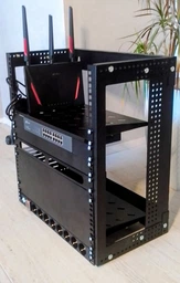 Кронштейн настенный CMS 19" 12U 280 - 480 мм Черный (CMS-WB12U-480V-BK)