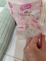 Упаковка ватных палочек Smile Baby для детей с ограничителем 60 шт х 3 пачки (4823071613544_3)