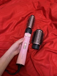 Фен щетка вращающаяся, IPARAH Professional AIR BRUSH 1200 Вт фен для волос, фен-щетка браш с насадками для объема, браш для волосс Pink фото от покупателей 2