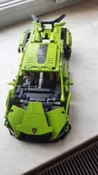 Конструктор машина технік машинка Ламборгіні авто Ламборджіні Technic автомобіль дитячий для дітей Lamborghini Sian FKP 37 573 деталі масштаб 1:14 модель спорткар гоночна подарунок хлопчику підлітку аналог LEGO пластиковий збірний блочний