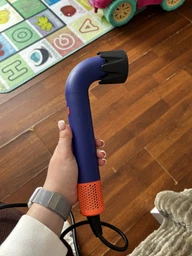 Професійний фен для волосся Hair Dryer + насадка, 1600 Вт синій ( Supersonic HD18 ) фото від покупців 16