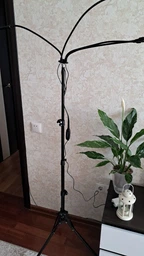 Світлодіодна фітолампа для росту рослин та розсади Gardlov Повний спектр 4 голови фото від покупців 6