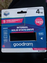 Накопичувач SSD 2TB Goodram PX700 M.2 2280 PCIe 4.0 x4 NVMe 3D NAND (SSDPR-PX700-02T-80) фото від покупців 4