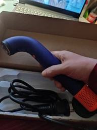 Професійний фен для волосся Hair Dryer + насадка, 1600 Вт синій ( Supersonic HD18 ) фото від покупців 13