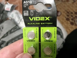 Батарейка G10/LR54/LR1130/390 (бл-10шт) Videx